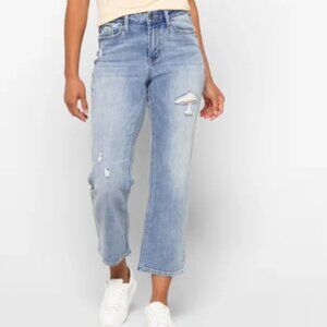 Flag & Anthem - Aggie High Rise Straight Crop Jean size 10